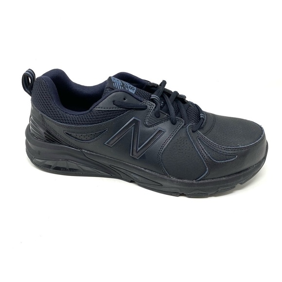 New Balance All Black MX857AB2 Men's Cross-Training Shoes Slip Resistant WIDE - Picture 1 of 7